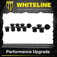 Whiteline Front Spring Eye Front/Rear Shackle Bush for Nissan Patrol GQ Y60