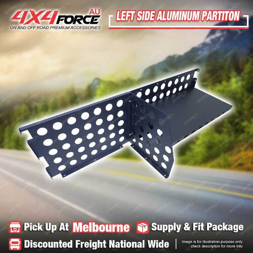 4X4FORCE Left Side Aluminum Partiton - In Vehicle Storage Solution MEL Stock