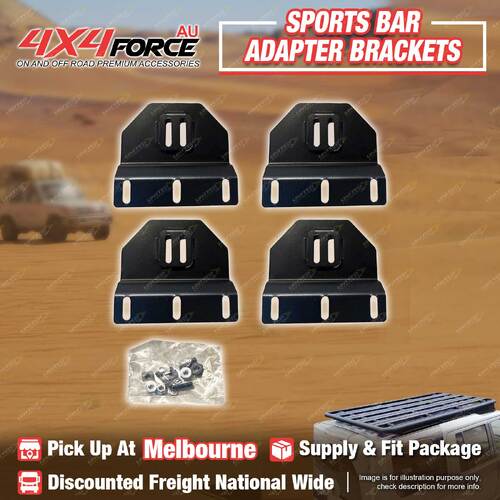 4 Pcs Sports Bar Adapter Brackets for Tonneau Roller Shutters Universal Cab MEL