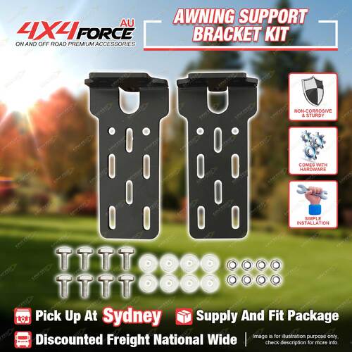 4X4FORCE Awning Support Bracket Kit - Universal for Awning Install SYD Stock