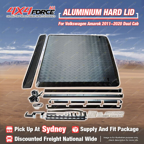 4X4FORCE Aluminium Hard Lid Cover for Volkswagen Amarok 2011-2020 Dual Cab SYD