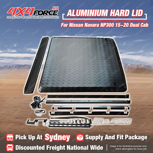 4X4FORCE Aluminium Hard Lid Cover for Nissan Navara NP300 15-20 Dual Cab Ute SYD