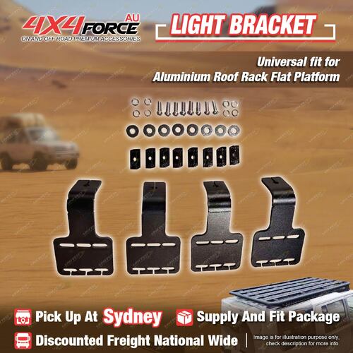 Light Bracket for Universal Aluminium Roof Rack Flat Platform SYD Stock