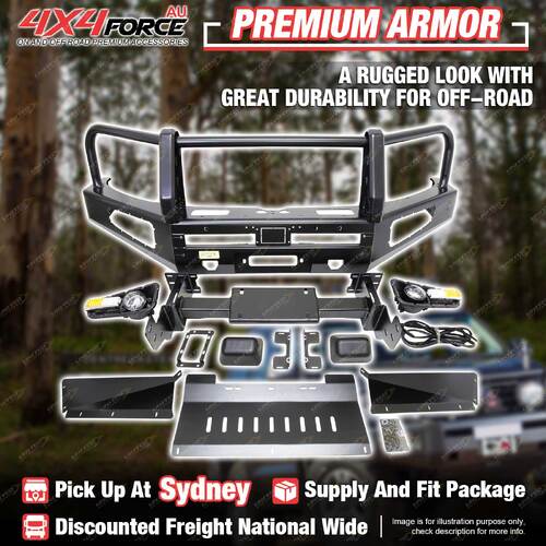 Premium Armor Bumper Bullbar with 3 Loop for Great Wall Cannon 20-On SYD Stock