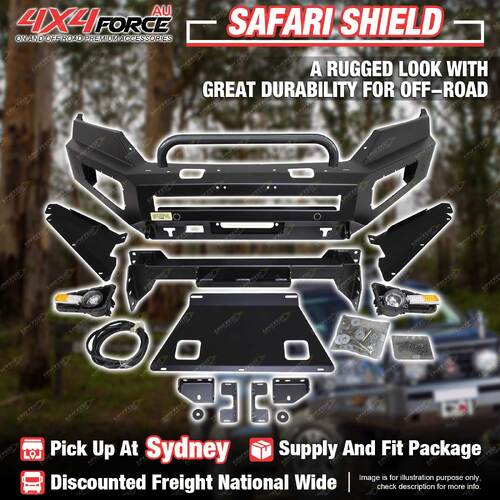 Safari Shield Bumper Bullbar U LOOP Stone Guard Plate for LDV T60 17-21 SYD