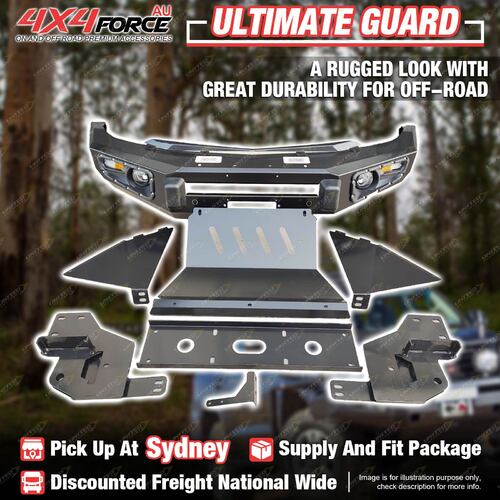 Ultimate Guard Bumper Bullbar No Loop for Mitsubishi Triton 06-14  SYD Stock