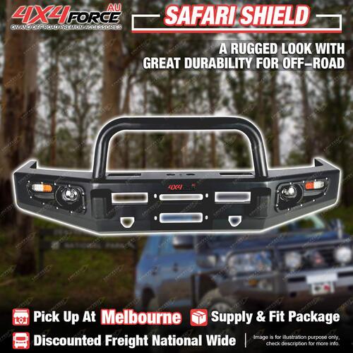 Safari Shield Steel Bumper Bullbar U LOOP for Toyota Landcruiser 79 07-16 MEL