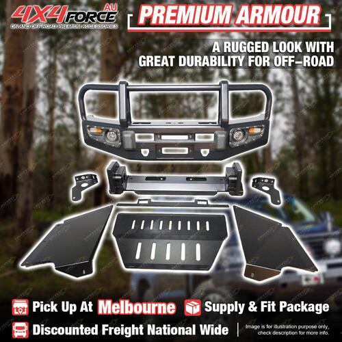 Armor Bumper Bullbar 3 LOOP Guard Plate for Toyota Hilux Vigo 05-11 MEL Stock