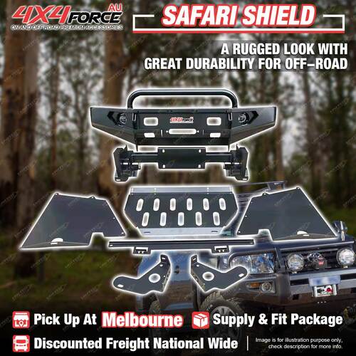 Safari Shield Bumper Bullbar Guard Plate for Toyota Hilux Vigo 05-11 MEL Stock