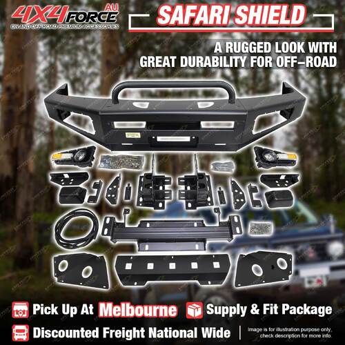 Safari Shield Bumper Bullbar U LOOP for Nissan Navara D40 Thai 08-15 MEL Stock