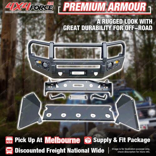 Premium Armor Bumper Bullbar with 3 Loop for Volkswagen Amarok 11-23 MEL Stock