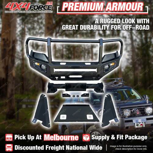 Premium Armor Bumper Bullbar with 3 Loop for LDV T60 2017 - 08/2021 MEL Stock