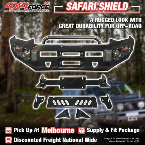 Safari Shield Front Bull Bar U Loop Bumper Bar for Isuzu D-Max 2017-2019 MEL