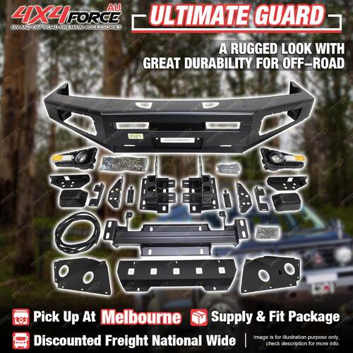 Ultimate Guard Front Bull Bar No Loop for Nissan Navara D40 06-10 Thai MEL Stock