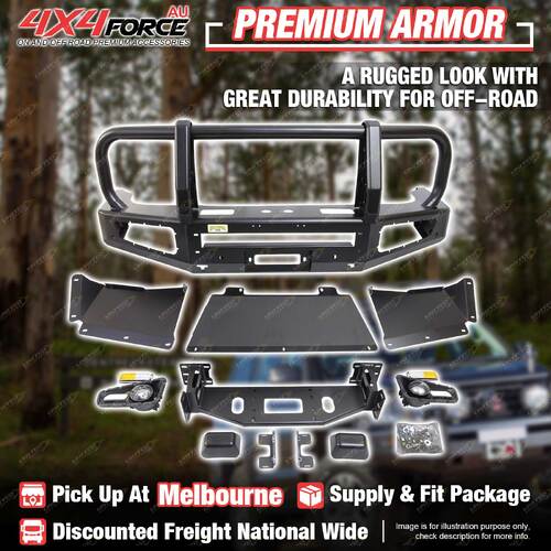 Premium Armor Front Bull Bar 3 Loop Bumper Bar for GWM Great Wall Tank300 MEL