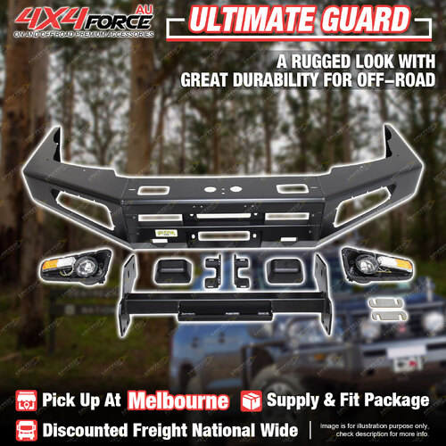 Ultimate Guard Front Bull Bar No Loop Bumper Bar for Nissan Navara D22 MEL Stock