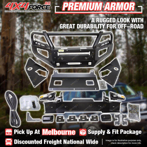 Premium Armor Front Bull Bar 3 Loop for Mitsubishi Pajero Sport 2019-On MEL