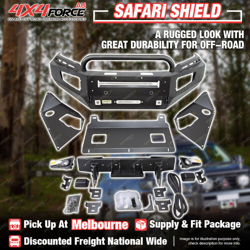 Safari Shield Front Bull Bar U Loop for Mitsubishi Pajero Sport 19-On MEL Stock