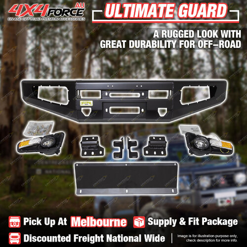 Ultimate Guard Front Bull Bar No Loop Bumper Bar for Suzuki Jimny 2019-2023 MEL