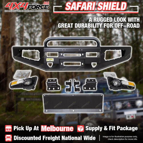 Safari Shield Front Bull Bar U Loop Bumper Bar for Suzuki Jimny 19-23 MEL Stock