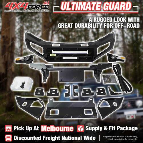 Ultimate Guard Front Bull Bar No Loop for Mitsubishi Pajero Sport 2016-2019 MEL