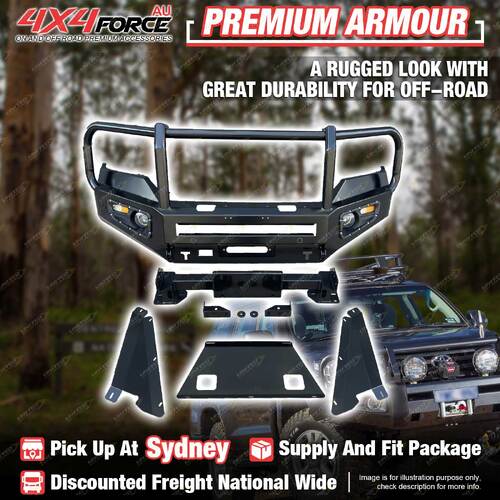 Premium Armor Bumper Bullbar with 3 Loop for LDV T60 2017 - 08/2021 SYD Stock