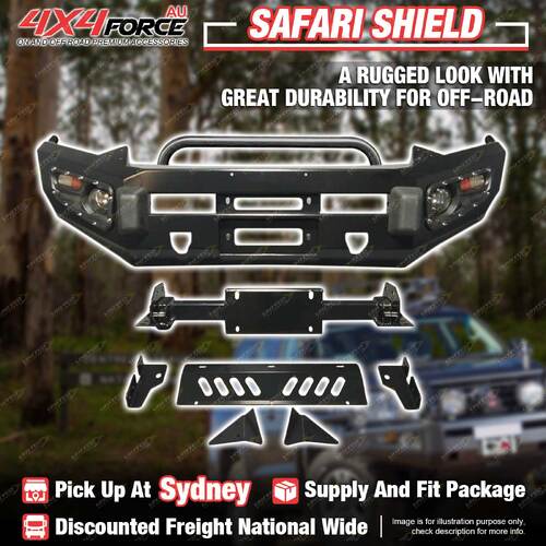 Safari Shield Front Bull Bar U Loop Bumper Bar for Isuzu D-Max 2017-2019 SYD