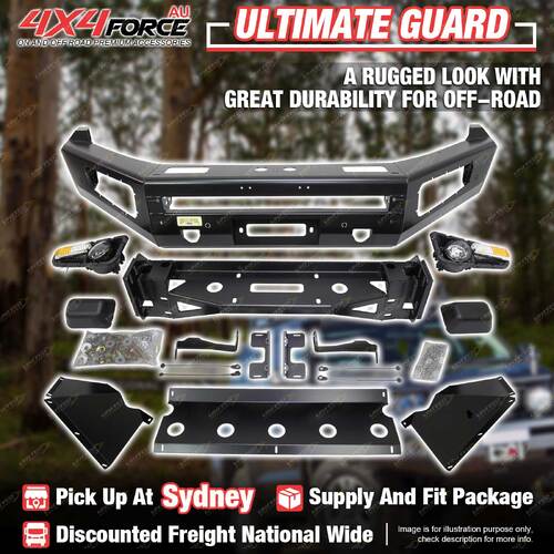 Ultimate Guard Front Bull Bar No Loop Bumper Bar for Volkswagen Amarok 10-20 SYD