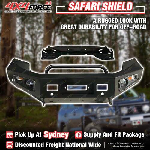 Safari Shield Front Bull Bar U Loop Bumper Bar for Ford Ranger PX2 PX3 SYD Stock