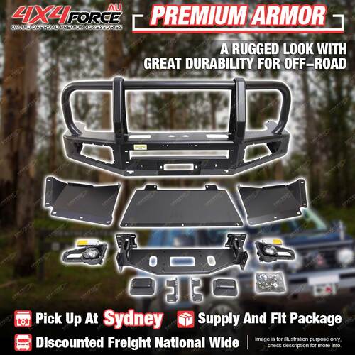 Premium Armor Front Bull Bar 3 Loop Bumper Bar for GWM Great Wall Tank300 SYD