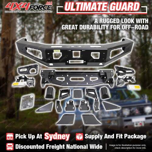 Ultimate Guard Front Bull Bar No Loop Bumper Bar for Ford Ranger Next Gen T9 SYD