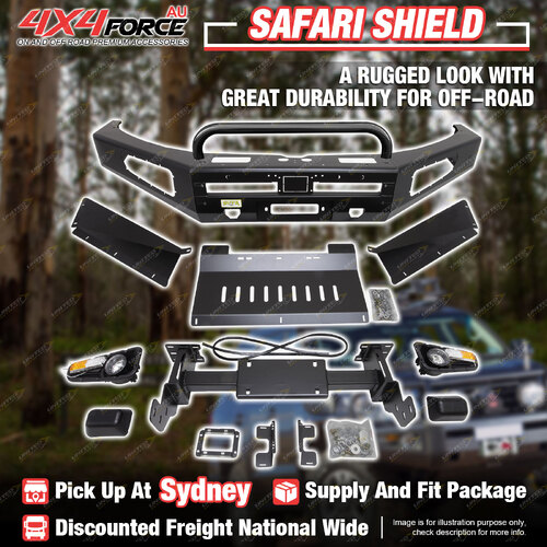 Safari Shield Front Bull Bar U Loop for GWM Great Wall Cannon 20-On SYD Stock