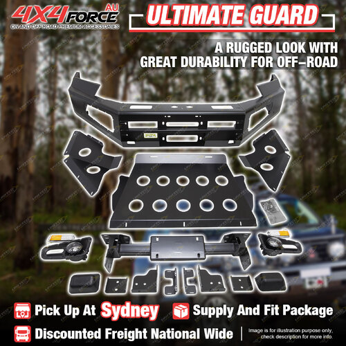 Ultimate Guard Front Bull Bar No Loop for Toyota Hilux Rocco 2021-On SYD Stock