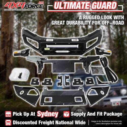 Ultimate Guard Front Bull Bar No Loop for Mitsubishi Pajero Sport 2016-2019 SYD