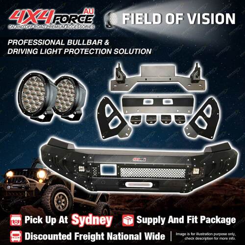 Safari Shield Winch Bullbar Skid Plate light for Ford Ranger PX T7 SYD Stock