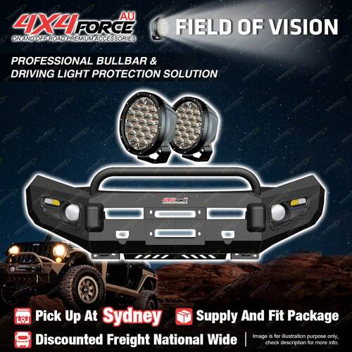 Rock Hard Steel Bullbar U LOOP Guard Plate light for Isuzu D-Max 12-16 SYD Stock