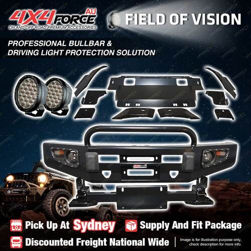 Rock Hard Bullbar U LOOP Guard Plate light for Toyota Hilux Revo SYD Stock