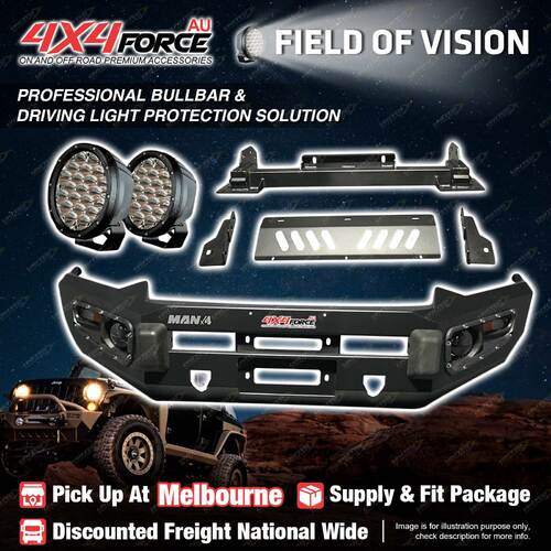 Performance Guard Bullbar Skid Plate light for Isuzu D-MAX 12-16 MEL Stock