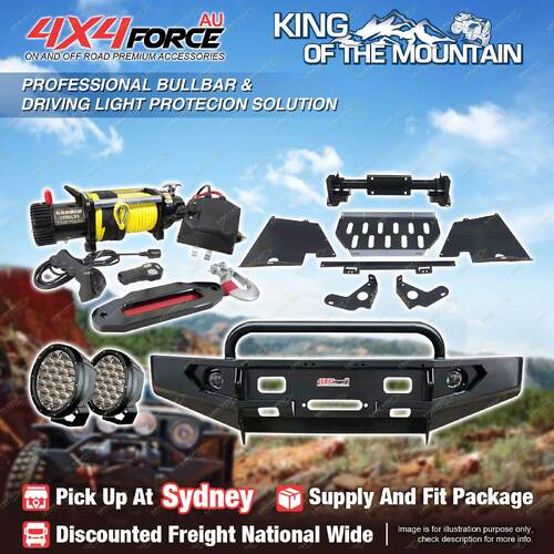 Safari Shield Bullbar Guard Plate light Winch for Toyota Hilux Vigo SYD Stock