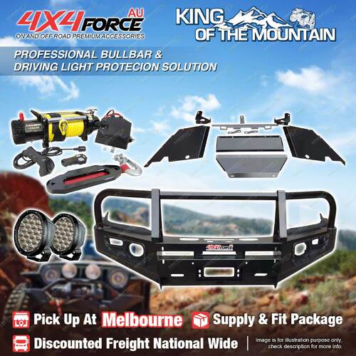 Armor Bullbar Skid Plate light Winch for Toyota Hilux Vigo 2012-2015 MEL Stock