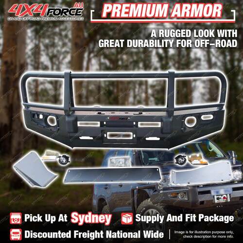 Premium Armor Bullbar Skid Plate for Toyota LandCruiser LC200 17-On SYD Stock