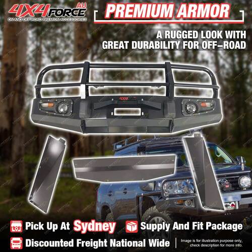 Armor Bumper Bullbar Guard Plate 3 LOOP for Toyota LandCruiser 80 SYD Stock