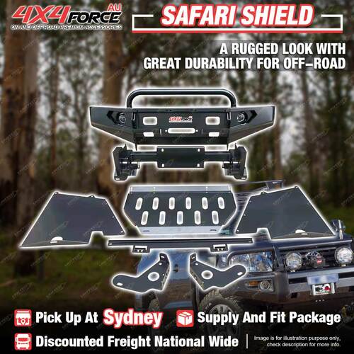 Safari Shield Bumper Bullbar Guard Plate for Toyota Hilux Vigo 05-11 SYD Stock