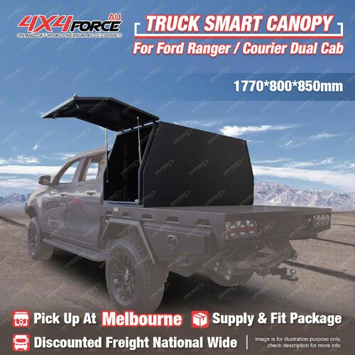 Aluminium Canopy Tool Box 1770*800*850 for Ford Ranger Courier Dual Cab MEL