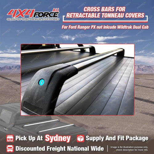 2x Cross Bars for Retractable Tonneau Covers for Ford Ranger PX no Wildtrak SYD