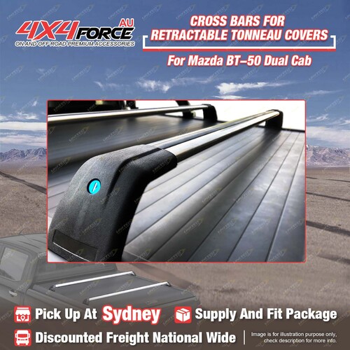 2 pcs Cross Bars for Retractable Tonneau Covers Suits Mazda BT-50 SYD Stock