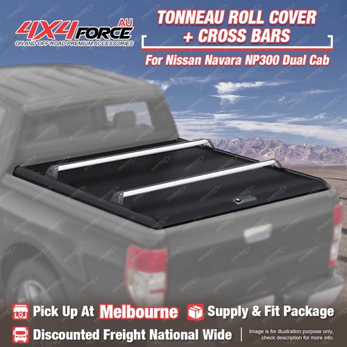 Retractable Tonneau Roller Shutters + Cross Bars for Nissan Navara NP300 MEL