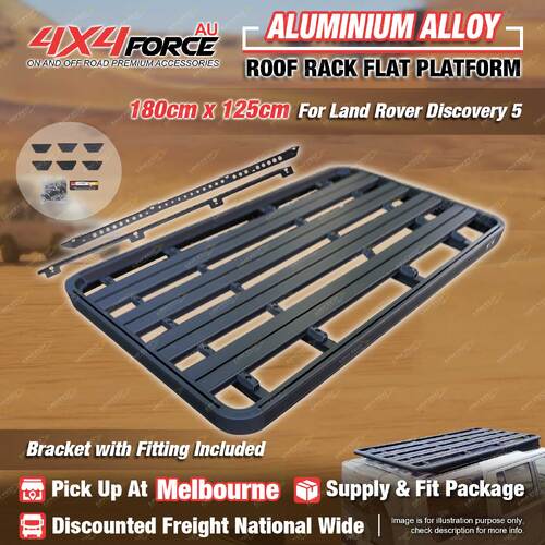 180 x 125cm Roof Rack Flat Platform with Bracket for Land Rover Discovery 5 MEL