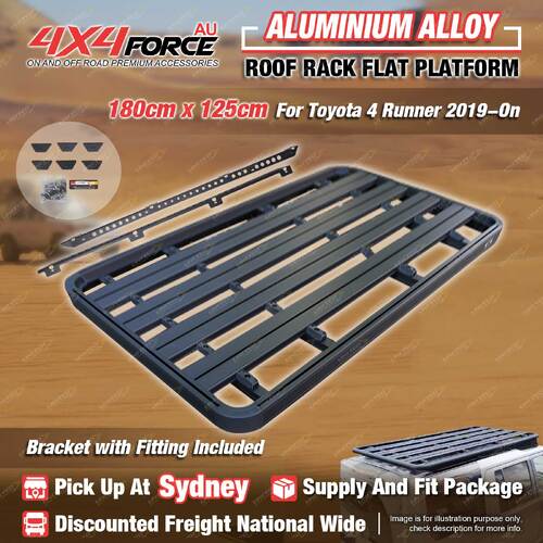 180 x 125cm Roof Rack Flat Platform with Bracket for Toyota 4 Runner 2019-On SYD