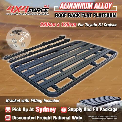 220 x 125cm Roof Rack Flat Platform with Bracket for Toyota FJ Cruiser SYD